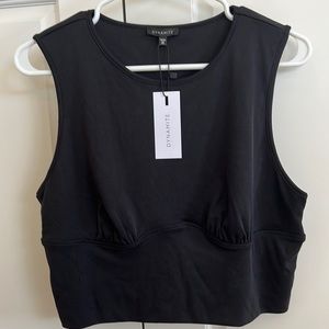 Dynamite XL NWT Black Crop Top